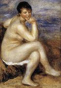 Bather with a Rock, Pierre Renoir